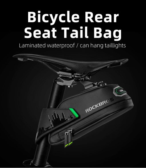 Solid Rainproof Bicycle Saddle Bag