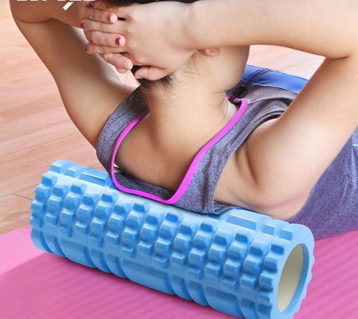 foam roller for back pain and fitness exercise, stretching