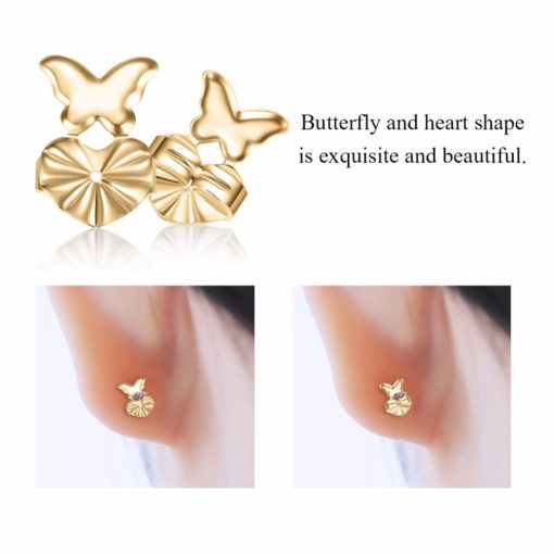 Butterfly EasyBacks- Earring Backs or Earring Lifts to Support Earrings (2pair/4pcs)
