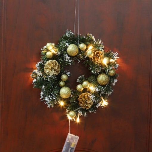 LED Christmas Wreath Home Decoration