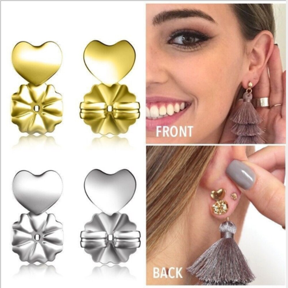 EasyBacks Earring Backs or Earring Lifts to Support Earrings {2Pair/4pcs} Free Shipping