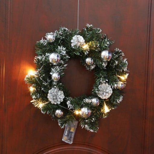 LED Christmas Wreath Home Decoration