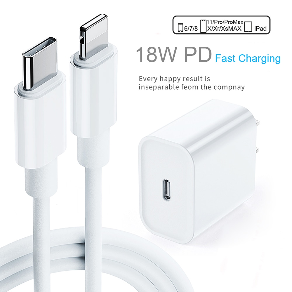 18w-pd-fast-charging-type-c-wall-charger-for-iphone-12-free-shipping