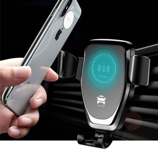 Automatic Clamping Qi Wireless Car Charger Gravity Clamping iPhone Android 10W fast charge