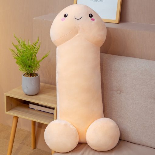happy face mr. big penis pillow plush toy