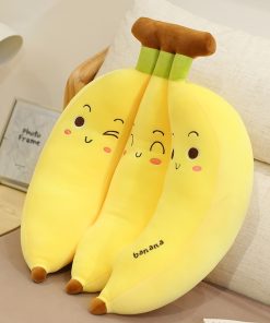 Funny Fluffy Banana Plush Pillows