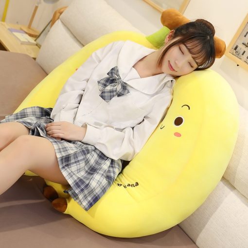 Funny Fluffy Banana Plush Pillows