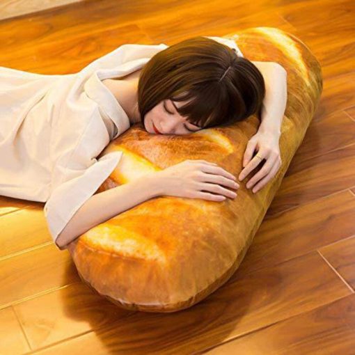 Baguette 3D Simulation Bread Shape Plush Pillow 14