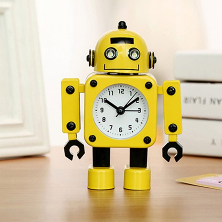 Creative Robot Analog Alarm Clock (4 colors) Kivaj