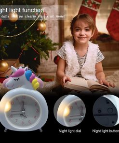 Cute Unicorn Alarm Clock for Kids
