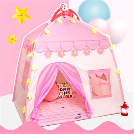 Princess Tent with Led lights for Kids Room