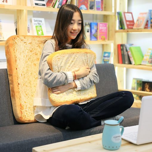 16inch Toasted Bread Slice Pillow Plush Toy