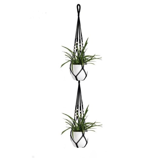 Handmade macrame plant hanger flower pot hanger for wall decoration