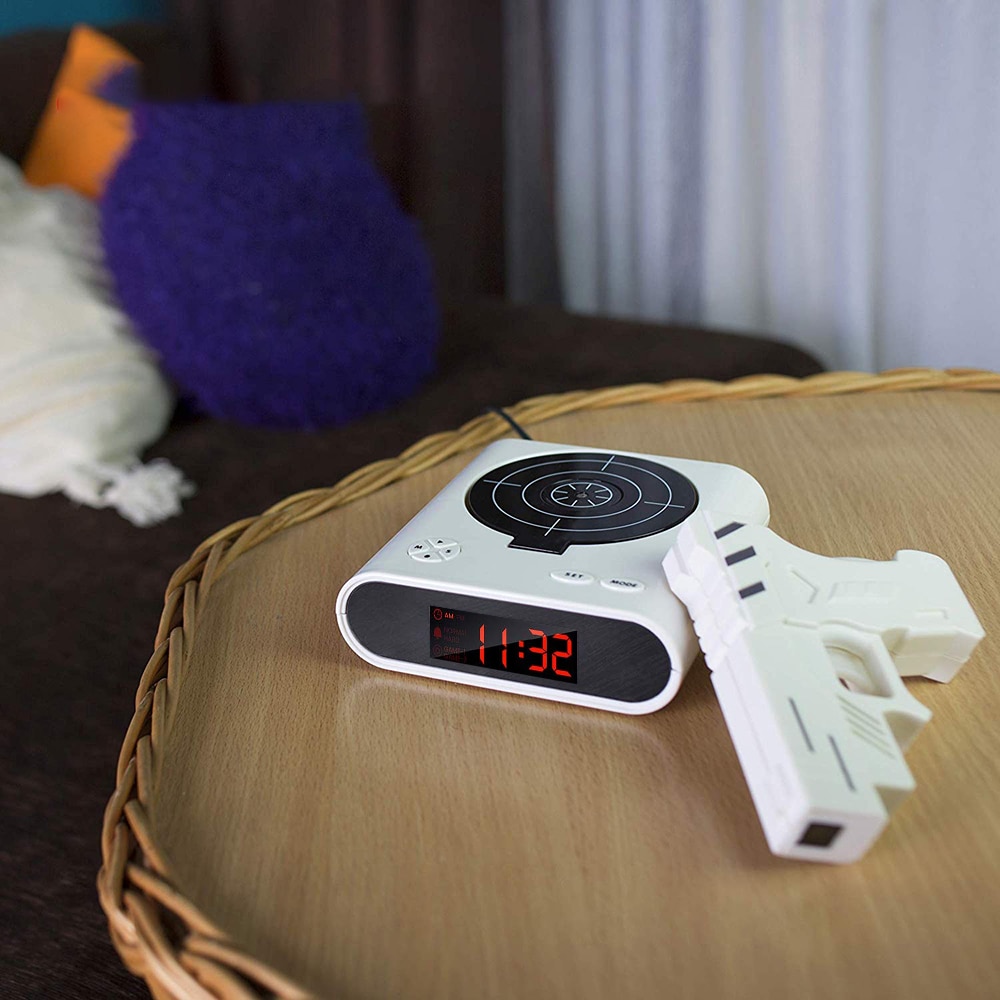 Laser Shoot It Alarm Clock For Kids - Kivaj