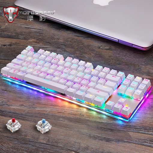 USB Motospeed K87S Gaming Mechanical Keyboard with RGB Backlight