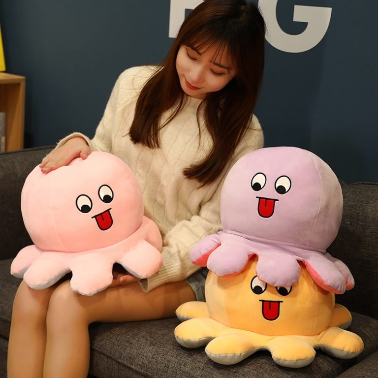 octopus that changes mood plushie