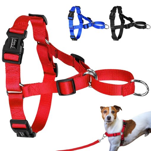 Simple Adjustable No Pull Nylon Dog Harness