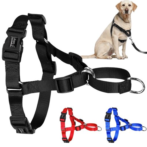Simple Adjustable No Pull Nylon Dog Harness