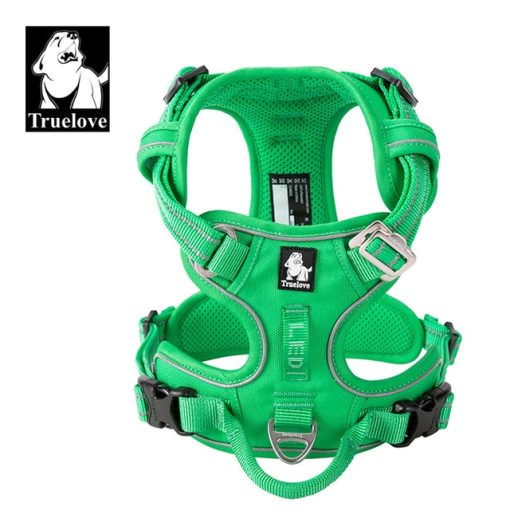 Pro-Grip Breathable Reflective Nylon Dog Harness for No Pull