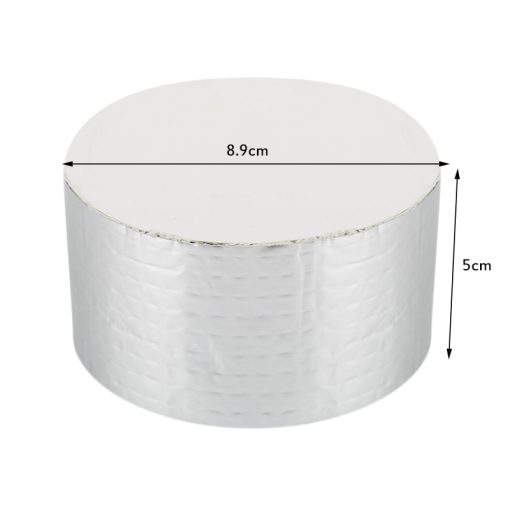 Waterproof Self Adhesive High Temperature Aluminum Foil Rubber Tape For Roof Pipe Repair Stop Leak Sticker