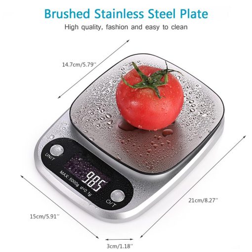 Household Electronic Baking Kitchen Scale with LCD Display