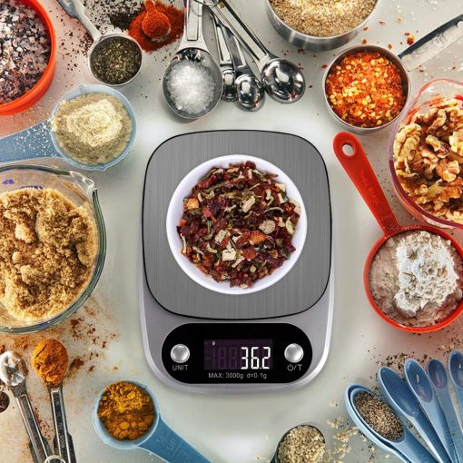 Household Electronic Baking Kitchen Scale with LCD Display