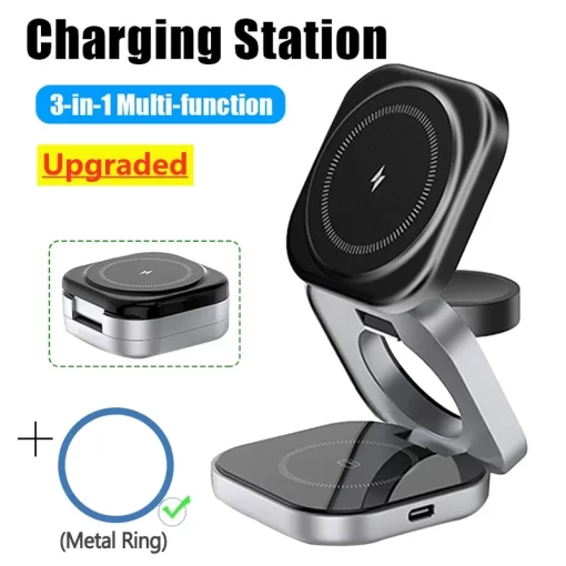 K310 Foldable Magnetic Wireless Charger Stand