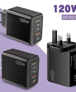 FS120W 5 Port USB Charger QC3.0