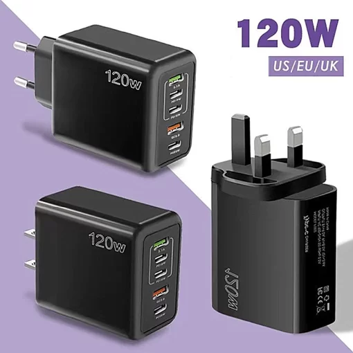 FS120W 5 Port USB Charger QC3.0